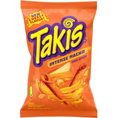 Takis Intense Nacho Cheese Rolled Tortilla Chips