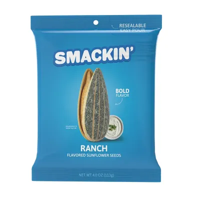 Smackin Ranch Sunflower Seeds 4 oz Bag