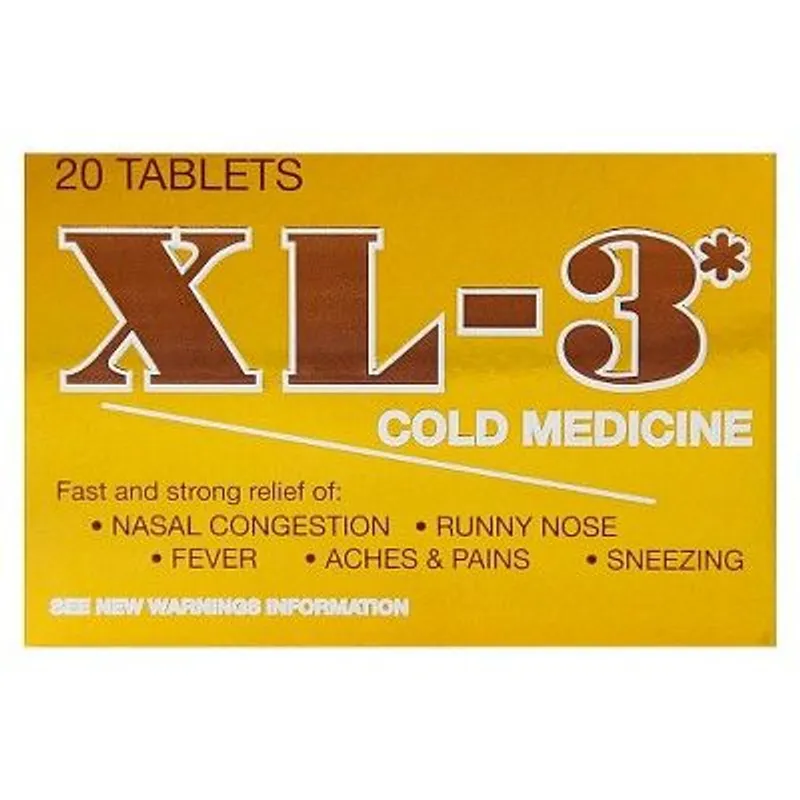 XL-3 Cold and Cough Medicine view 1