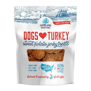 Farmland Traditions Dogs Love Turkey & Sweet Potato Jerky Treats