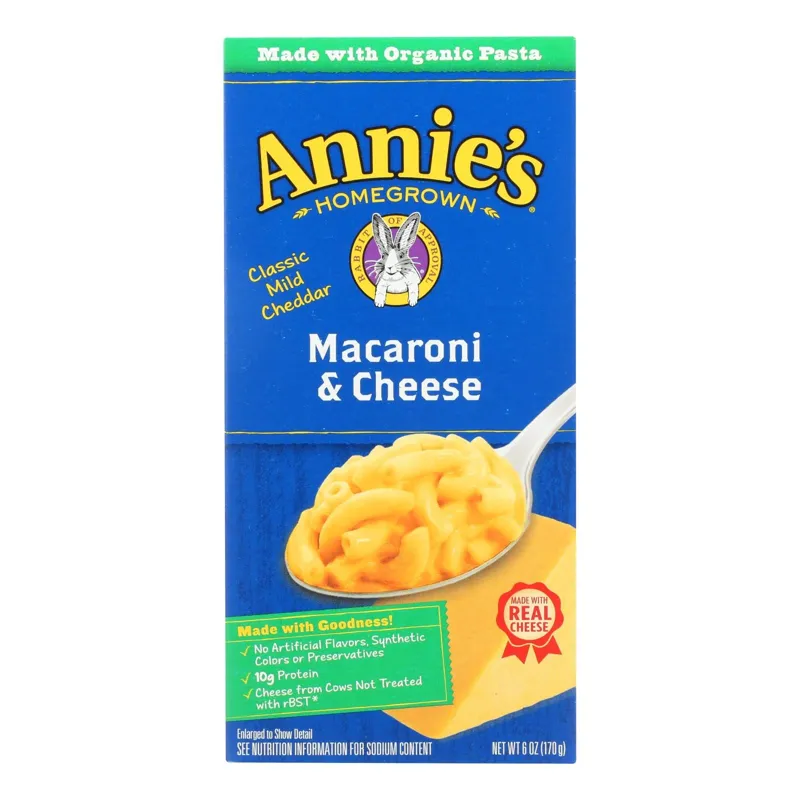 Annie's Classic Cheddar Macaroni & Cheese Box view 1