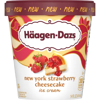 Haagen-Dazs Häagen-Dazs York Strawberry Cheesecake Ice Cream