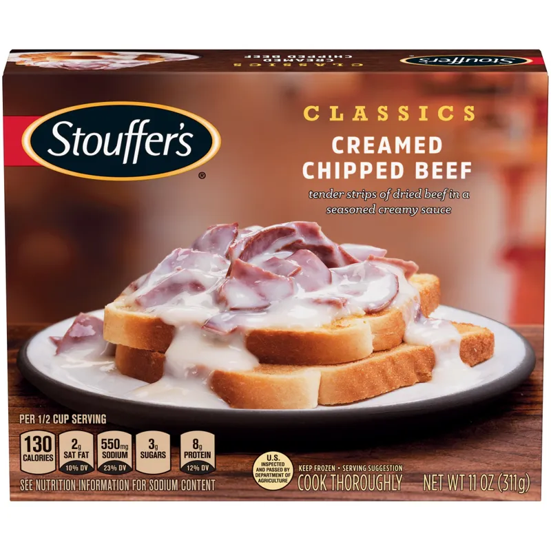 Stouffer's Creamed Chipped Beef Box view 1