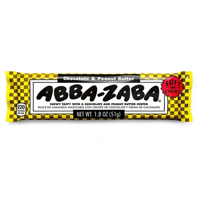 Abba-Zaba Chocolate Peanut Butter Candy Bar 1.8 oz