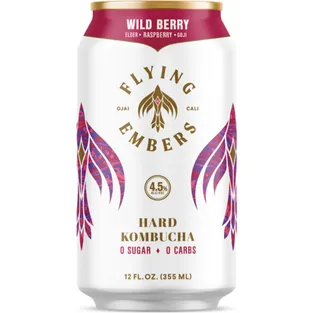 Flying Embers Wild Berry Hard Kombucha