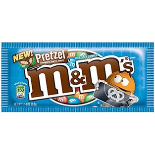M&M's Chocolate Candies Pretzel Bag