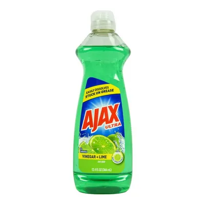 Ajax Ultra Dish Soap Vinegar Lime Scent 12.4 oz Bottle