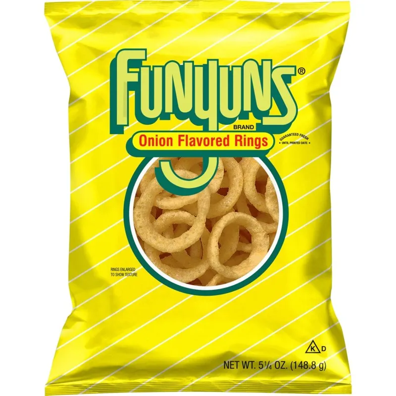 Frito-Lay Funyuns Onion Flavored Rings Bag view 1