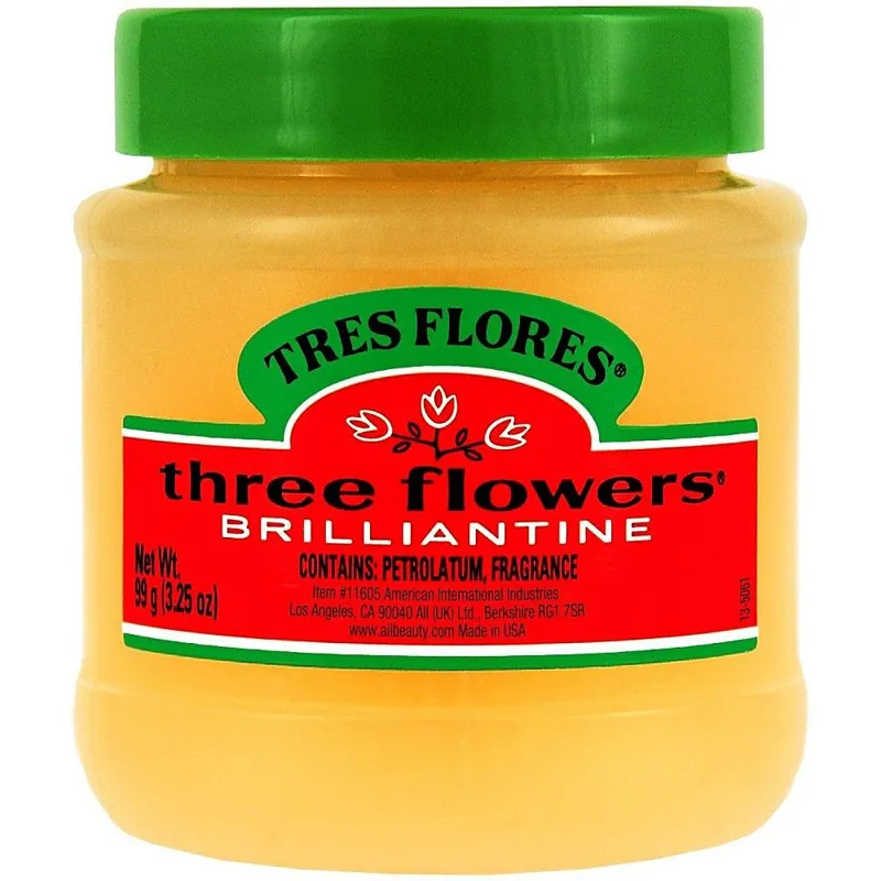 Three Flowers Solid Brilliantine view 1