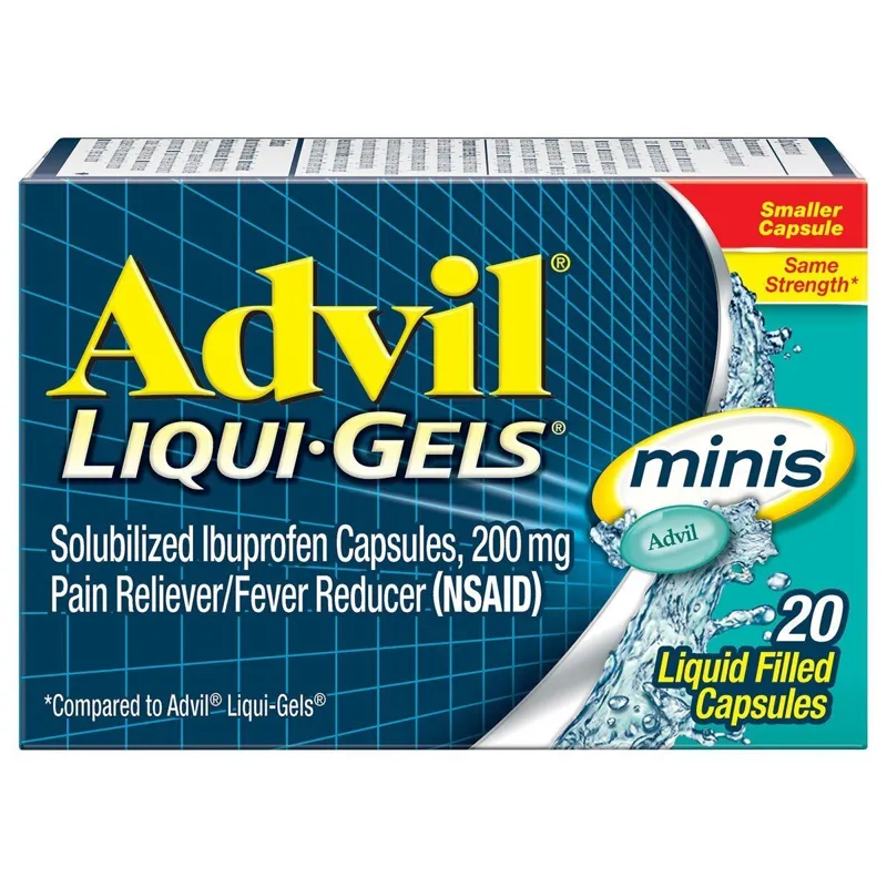 Advil Liqui-Gels Minis Ibuprofen Box view 1