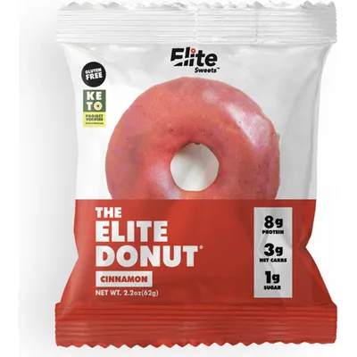 Elite Sweets The Elite Donut Cinnamon 2.2oz Piece