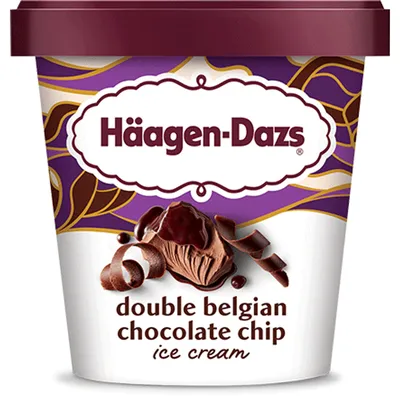 Haagen-Dazs Double Belgian Chocolate Chip Ice Cream 14 oz