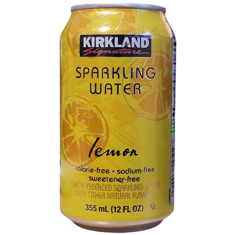 Kirkland Signature Lemon Sparkling Water view 1