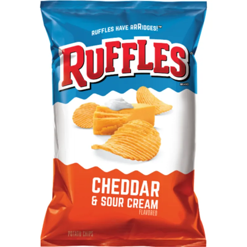 Ruffles Potato Chips Cheddar & Sour Cream view 1