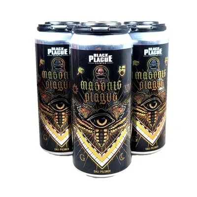 Black Plague Stay Chill Blonde Ale 4-pack 64 oz can