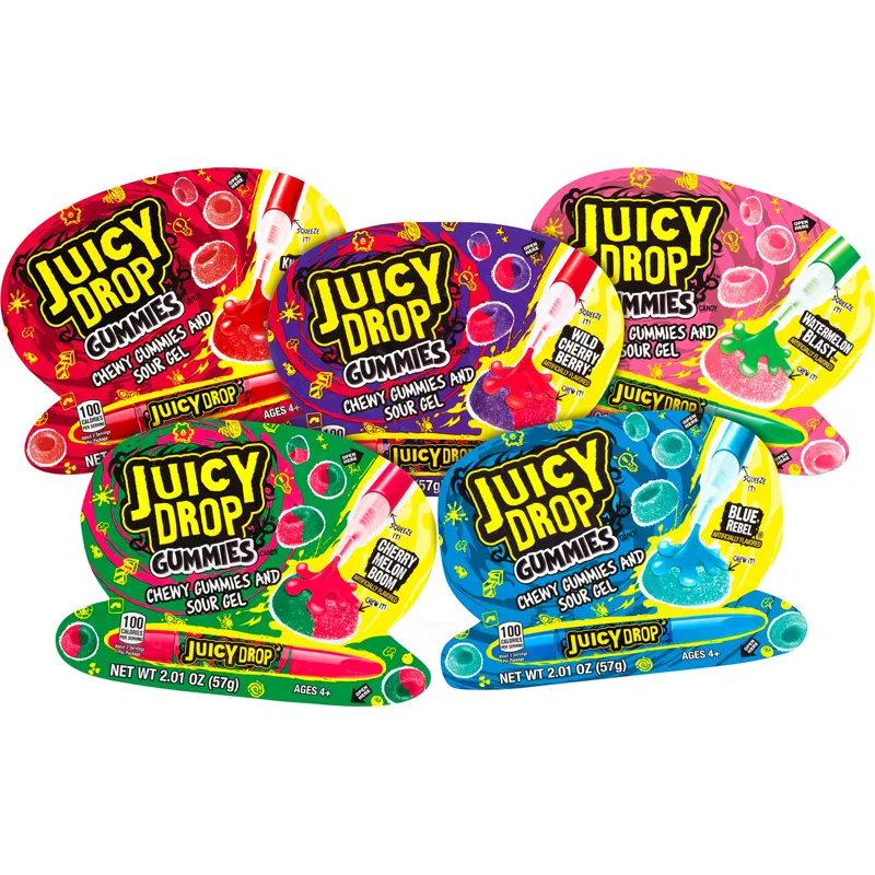 Juicy Drop Candy, Blue Rebel, Gummies view 1