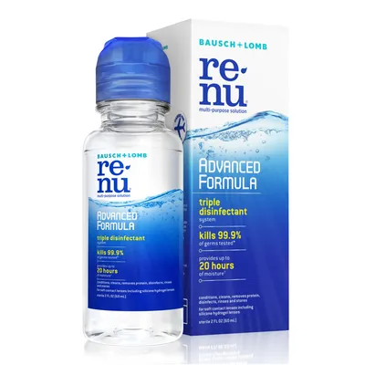 Bausch & Lomb Re-Nu Advanced Formula Multi-Purpose Solution 2 oz Bottle