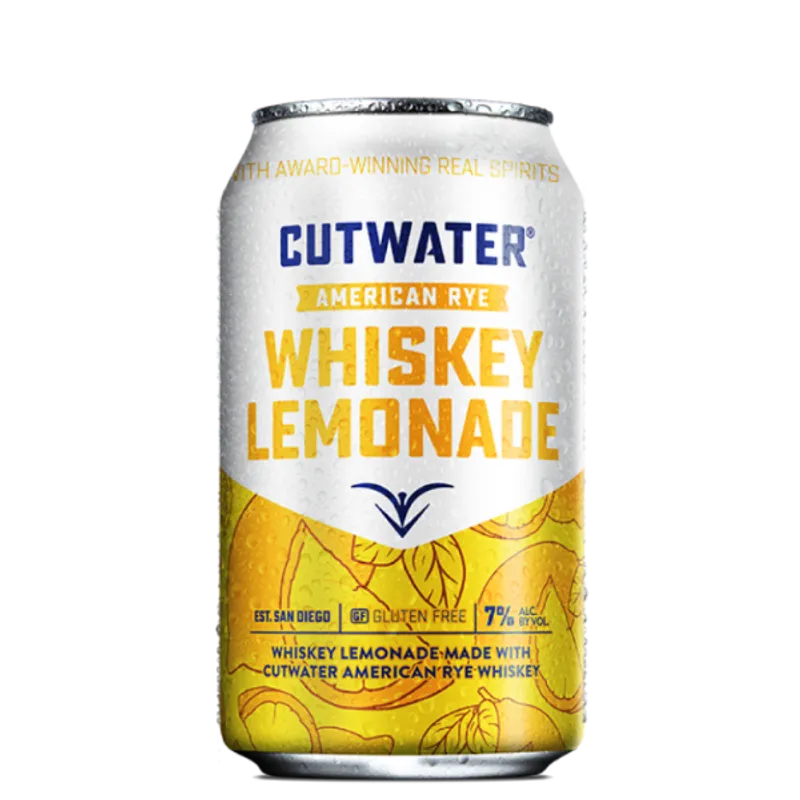 Cutwater Whisky Lemonade Whiskey RTD Cocktail view 1