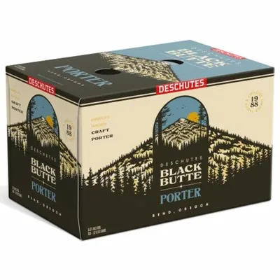 Deschutes Black Butte Non-Alcoholic Porter 6 Pack (6 x 12 fl oz cans)