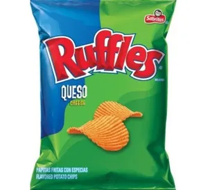 Ruffles Queso Cheese Flavored Potato Chips 2.5 oz