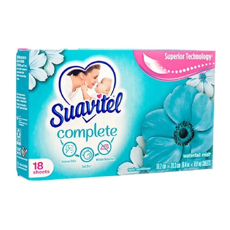 Suavitel Complete Waterfall Mist Dryer Sheets view 1