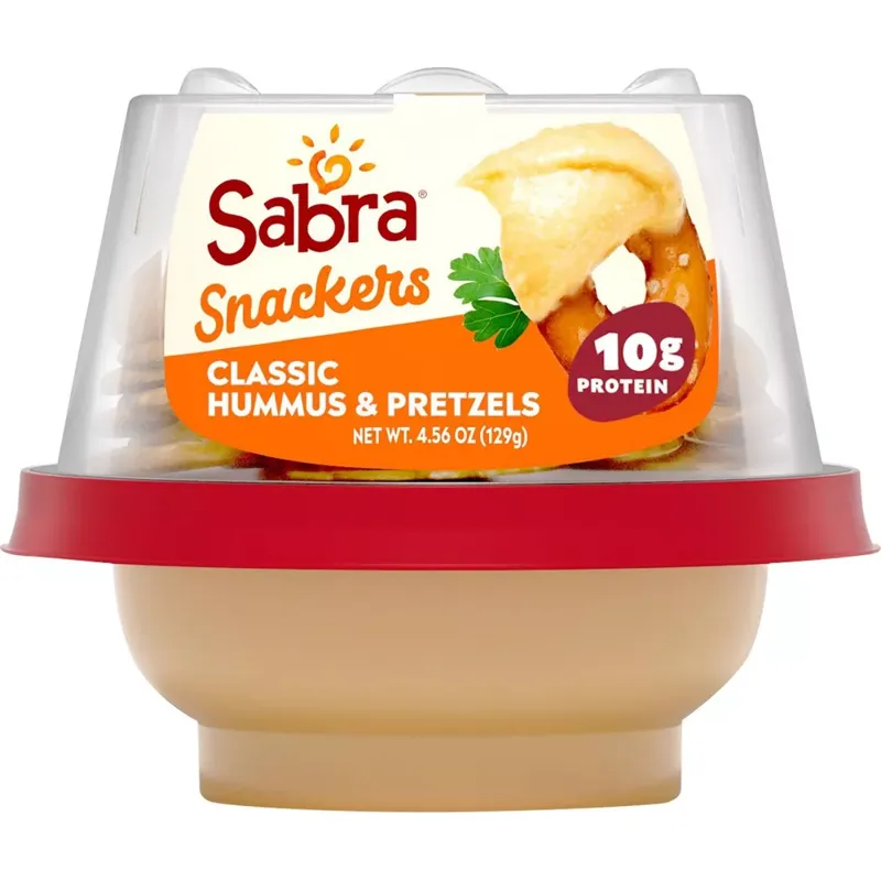 Sabra Snackers Classic Hummus & Pretzels view 1