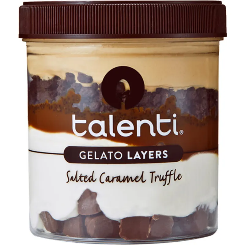 Talenti Salted Caramel Truffle Gelato Layers view 1