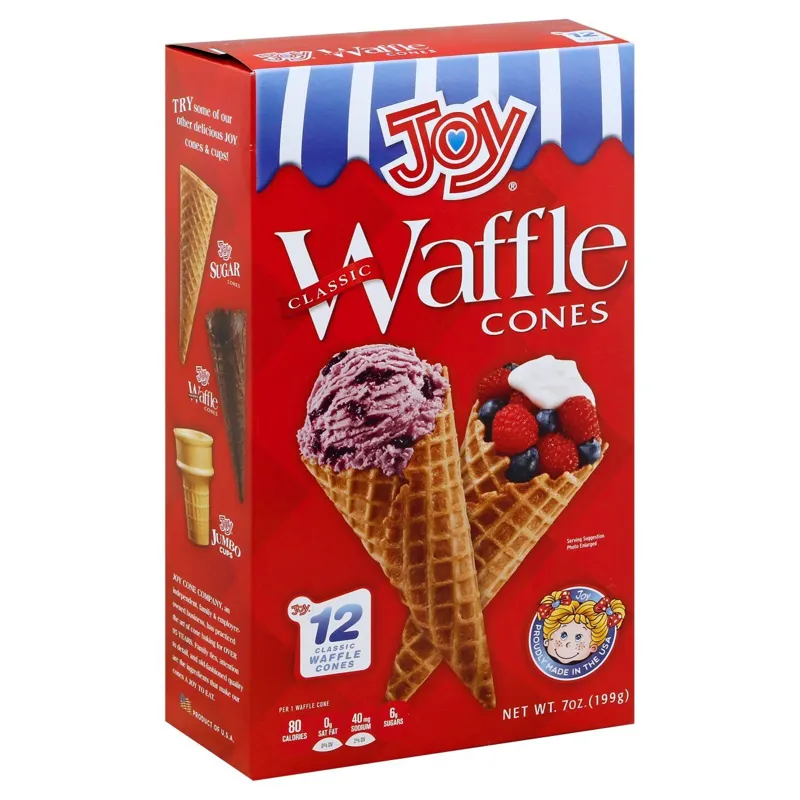 Joy Classic Waffle Cones Boxs view 1