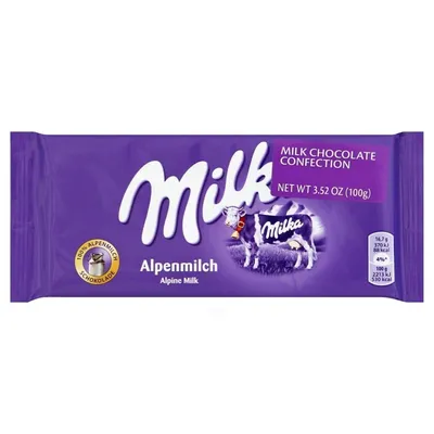 Milka Alpine Milk Chocolate Bar 100g
