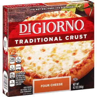 Digiorno Traditional Crust Four Cheese Pizza Box