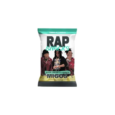 Rap Snacks Migos Sour Cream & Ranch Chips 2.5 oz Bag