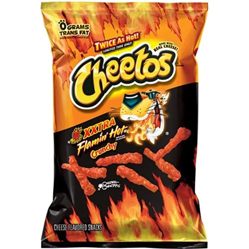 Cheetos Crunchy Xxtra Hot Flavored Snacks view 1