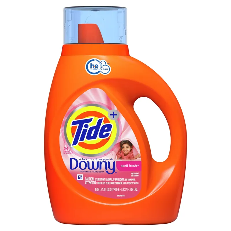 Tide + Downy Liquid Laundry Detergent April Fresh view 1
