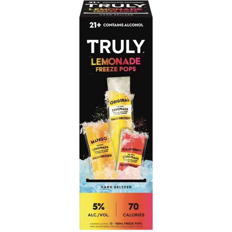Truly Lemonade Hard Seltzer Freeze Pops Box view 1