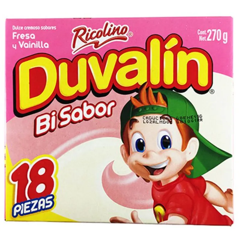 Duvalín Bi Sabor Strawberry & Vanilla Boxs view 1