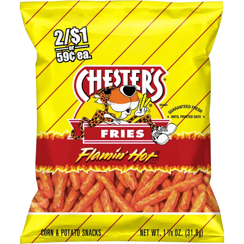 Chesters Flamin Hot Fries Corn & Potato Snacks view 1