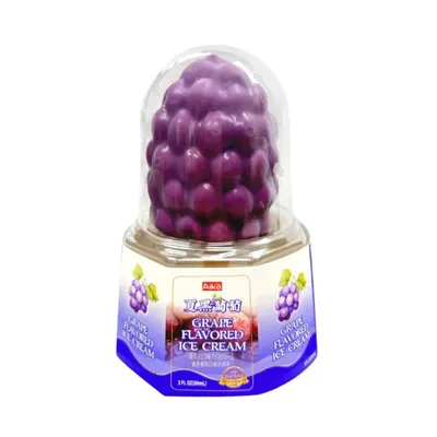 Aiko Grape Flavored Ice Cream 3oz