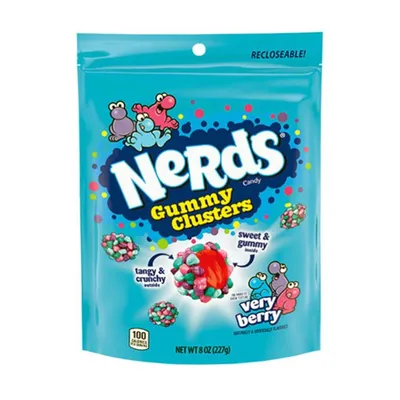 Nerds Gummy Clusters Very Berry 8 oz Bag