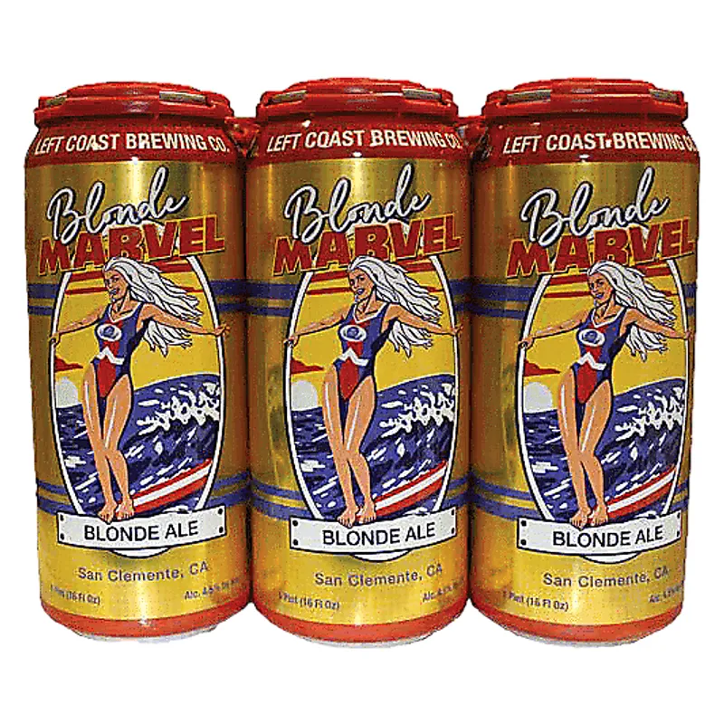 Left Coast Brewing Co. Blonde Marvel Blonde Ale view 1
