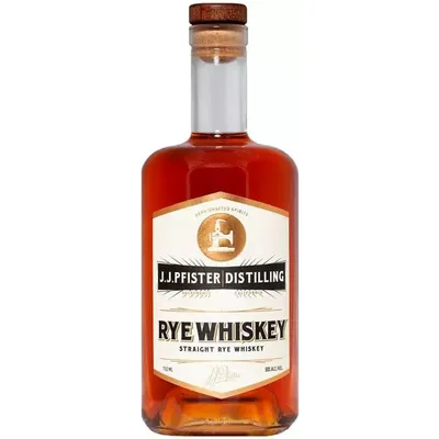 J.J Pfister Rye Whiskey 750mL Bottle