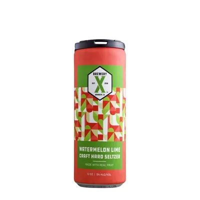 Brewery X Watermelon Lime Hard Seltzer 19.2 oz Can