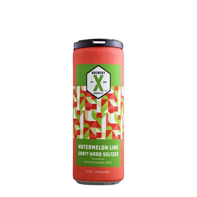 Brewery X Watermelon Lime Hard Seltzer view 1