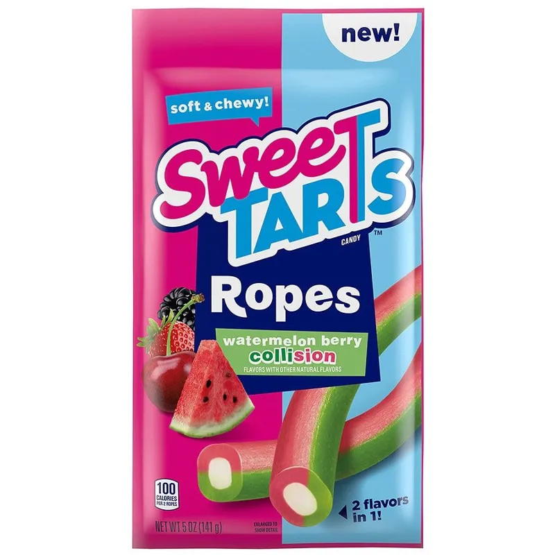 SweeTARTS Ropes Watermelon Berry Collision Candy view 1