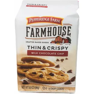 Pepperidge Farm Farmhouse Thin and Crispy Milk Chocolate Chip Cookies