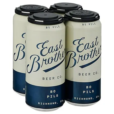 East Brother Beer Co. Bo Pils 4pk 16oz Cans