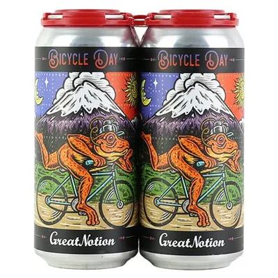 Great Notion Bicycle Day Tart Sour Ale 4 Pack 16 oz Cans