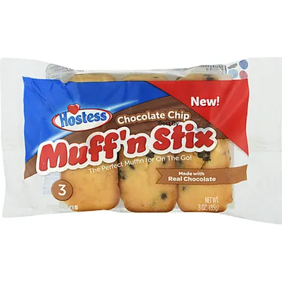 Hostess Chocolate Chip Muff’n Stix