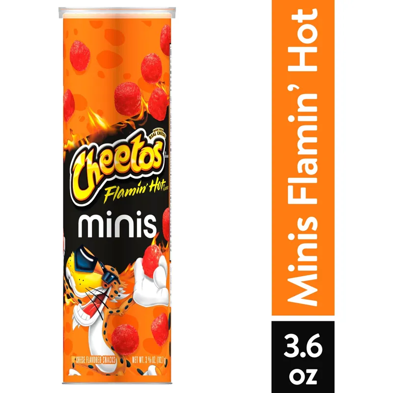 Cheetos Minis Flamin' Hot Cheese Flavored Snacks view 1
