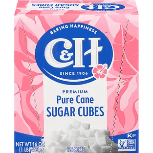 C&H Pure Cane Sugar Cubes Box