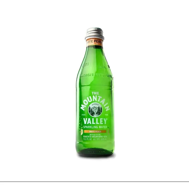 Mountain Valley Sparkling Water White Peach view 1